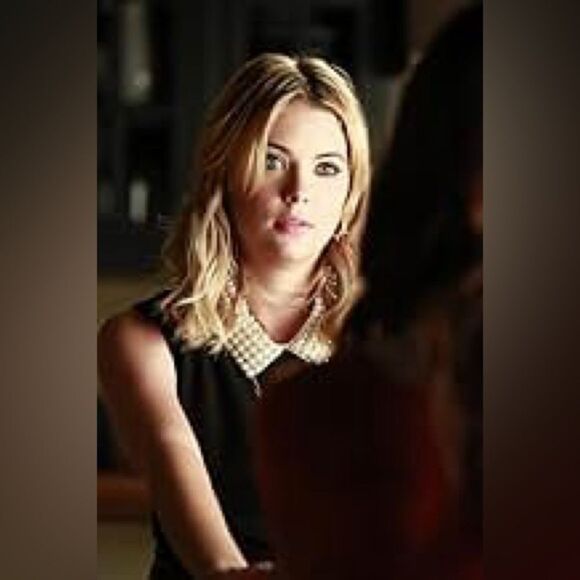 Betsy Johnson Navy Pearl Collared Fit & Flare Dress - Picture 8 of 14